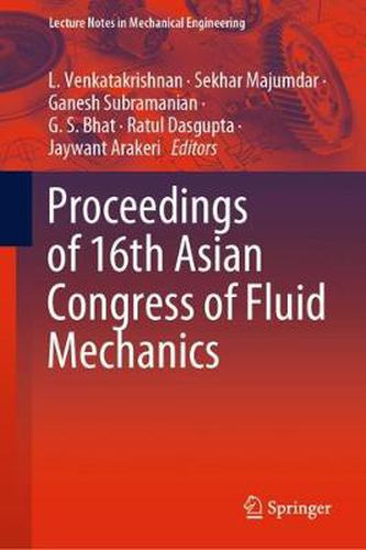 Cover image for Proceedings of 16th Asian Congress of Fluid Mechanics