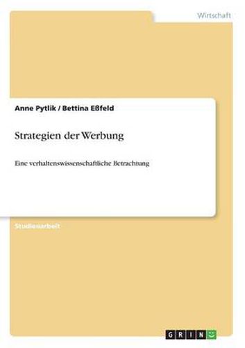 Cover image for Strategien der Werbung: Eine verhaltenswissenschaftliche Betrachtung