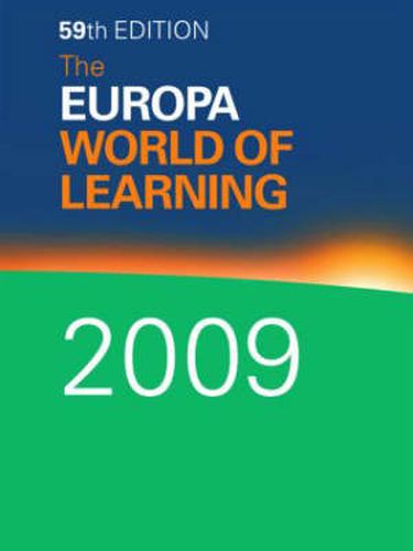 Cover image for The Europa World of Learning 2009