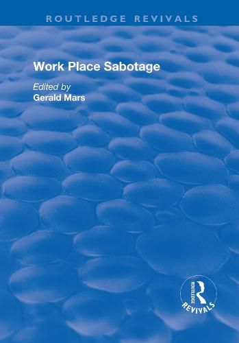 Cover image for Work Place Sabotage