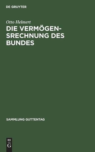 Cover image for Die Vermoegensrechnung des Bundes