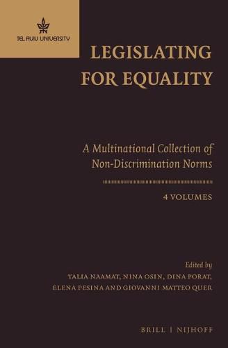 Cover image for Legislating for Equality - A Multinational Collection of Non-Discrimination Norms (4 Vols.)