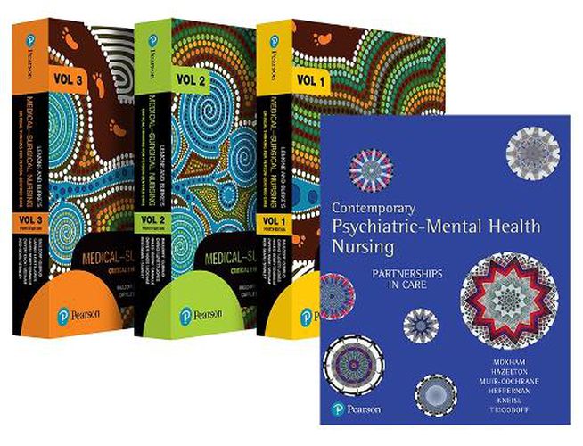 Cover image for LeMone and Burkes Medical-Surgical Nursing: Critical Thinking for Person-Centred Care + Contemporary Psychiatric-Mental Health Nursing: Partnerships