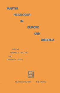 Cover image for Martin Heidegger: In Europe and America