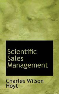 Cover image for Scientific Sales Management