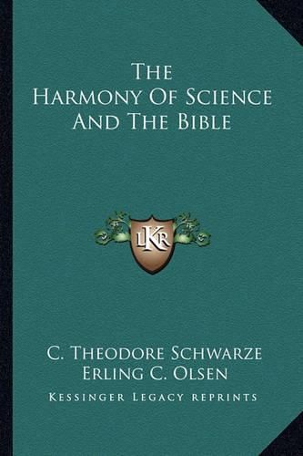 Cover image for The Harmony of Science and the Bible