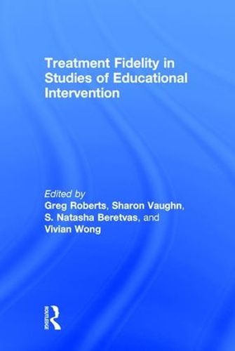 Cover image for Treatment Fidelity in Studies of Educational Intervention