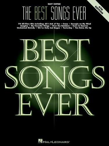 Cover image for The Best Songs Ever - 6th Edition: Easy Guitar