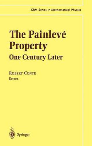 Cover image for The Painleve Property: One Century Later