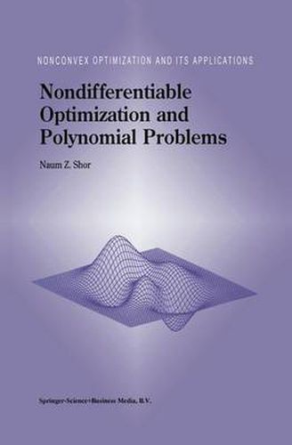 Cover image for Nondifferentiable Optimization and Polynomial Problems