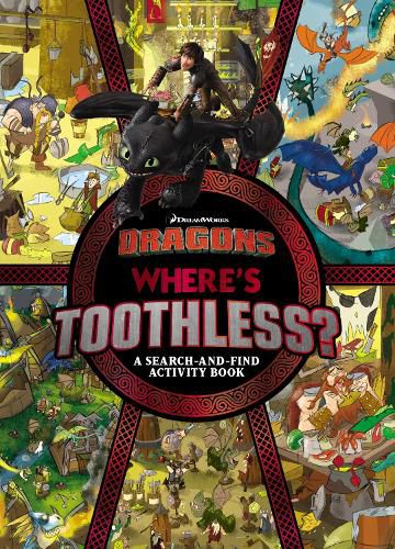 Cover image for Where's Toothless?: A Search-and-Find Activity Book (DreamWorks: Dragons)