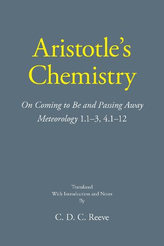 Cover image for Aristotle's Chemistry