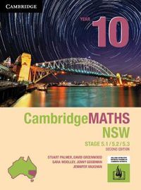 Cover image for Cambridge Maths Stage 5 NSW Year 10 5.1/5.2/5.3