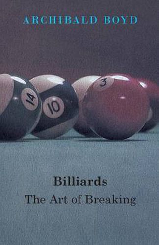 Cover image for Billiards: The Art Of Breaking