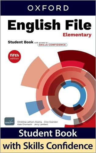 Cover image for English File fifth edition Elementary Student Book with access to Skills Confidence