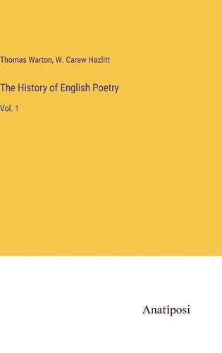 Cover image for The History of English Poetry