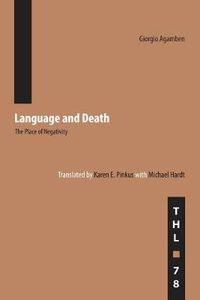 Cover image for Language and Death: The Place of Negativity