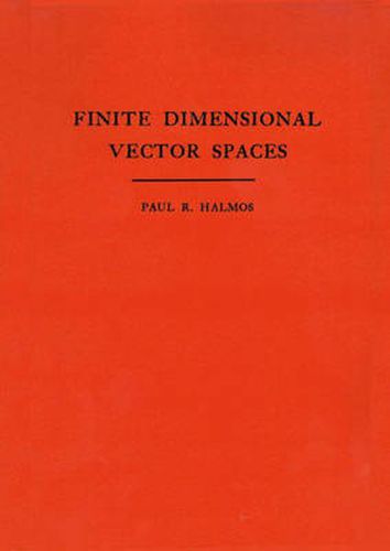 Cover image for Finite Dimensional Vector Spaces. (AM-7), Volume 7