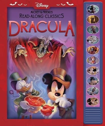 Cover image for Disney Mickey and Friends: Dracula Read-Along Classics Sound Book