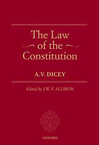 Cover image for The Law of the Constitution