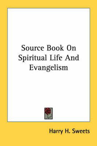 Cover image for Source Book on Spiritual Life and Evangelism