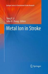 Cover image for Metal Ion in Stroke