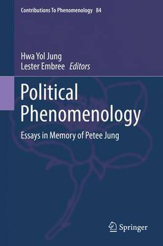 Political Phenomenology: Essays in Memory of Petee Jung