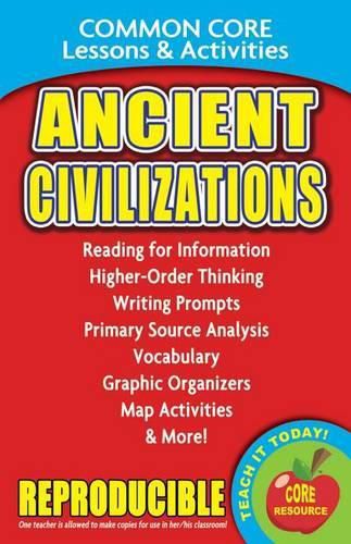 Cover image for Ancient Civilizations - Common Core Lessons & Activities