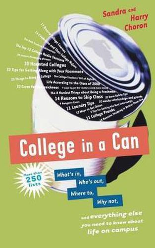 Cover image for College in a Can