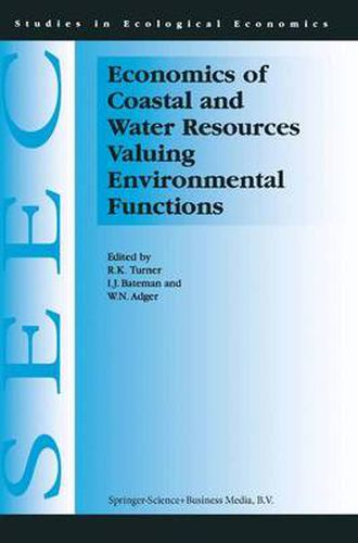 Cover image for Economics of Coastal and Water Resources: Valuing Environmental Functions