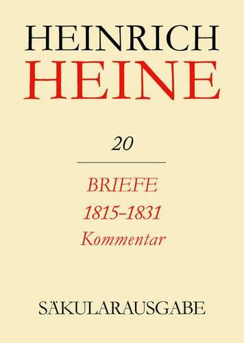 Cover image for Briefe 1815-1831: Kommentar