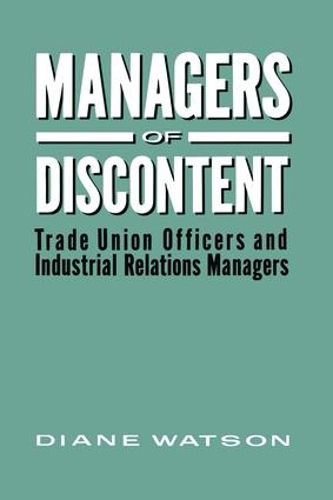 Cover image for Managers of Discontent