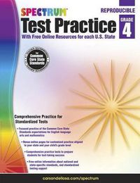 Cover image for Spectrum Test Practice, Grade 4