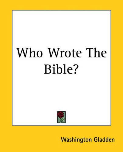 Cover image for Who Wrote The Bible?