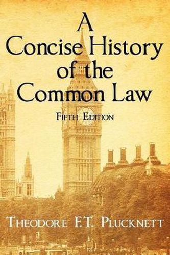 Cover image for A Concise History of the Common Law. Fifth Edition.