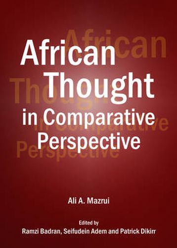 Cover image for African Thought in Comparative Perspective