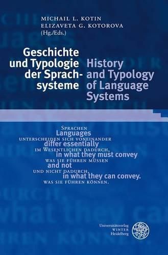 Cover image for Geschichte Und Typologie Der Sprachsysteme/History and Typology of Language Systems