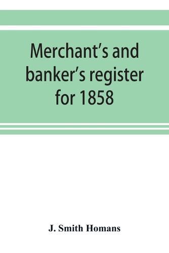 Cover image for Merchant's and banker's register for 1858