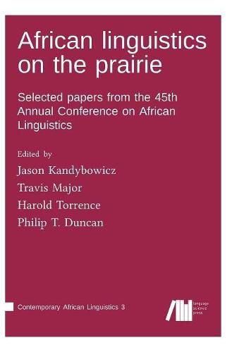 Cover image for African linguistics on the prairie