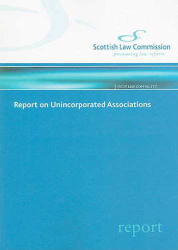 Cover image for Report on Unincorporated Associations