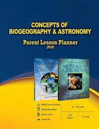 Cover image for Concepts of Biogeography & Astronomy Parent Lesson Planner (PLP), 7th-9th Grade