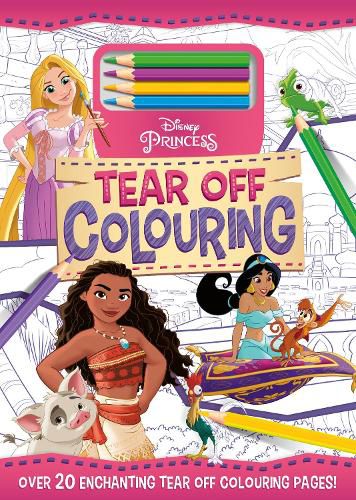 Cover image for Disney Princess: Tear off Colouring