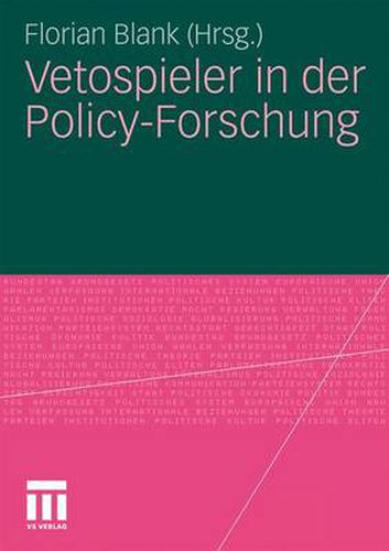 Cover image for Vetospieler in Der Policy-Forschung
