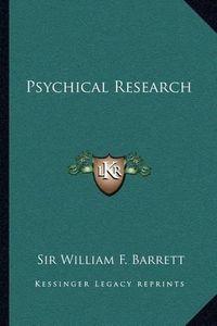 Cover image for Psychical Research