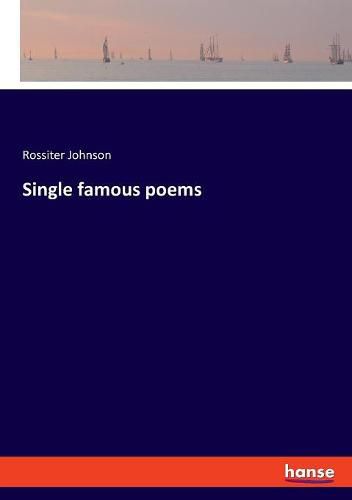 Cover image for Single famous poems