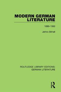 Cover image for Modern German Literature: 1880-1950