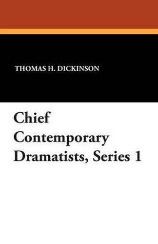 Cover image for Chief Contemporary Dramatists, Series 1