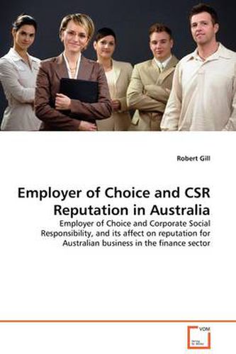 Cover image for Employer of Choice and CSR Reputation in Australia