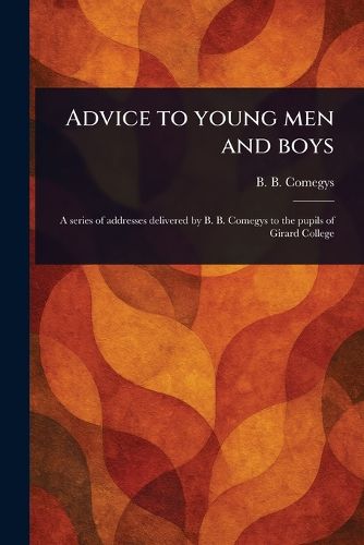 Cover image for Advice to Young Men and Boys
