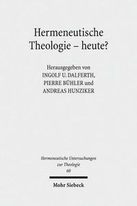 Cover image for Hermeneutische Theologie - heute?